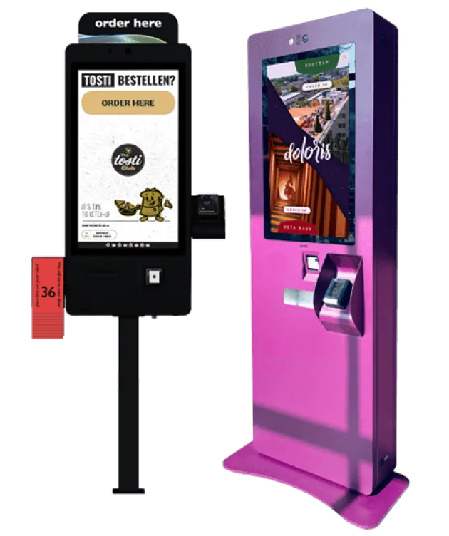 Premium bestelzuil in restaurant